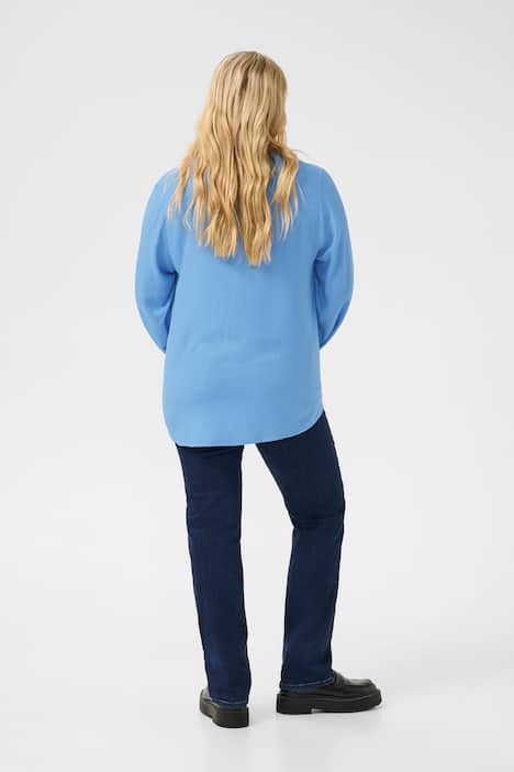 Langarm-Bluse Regular fit