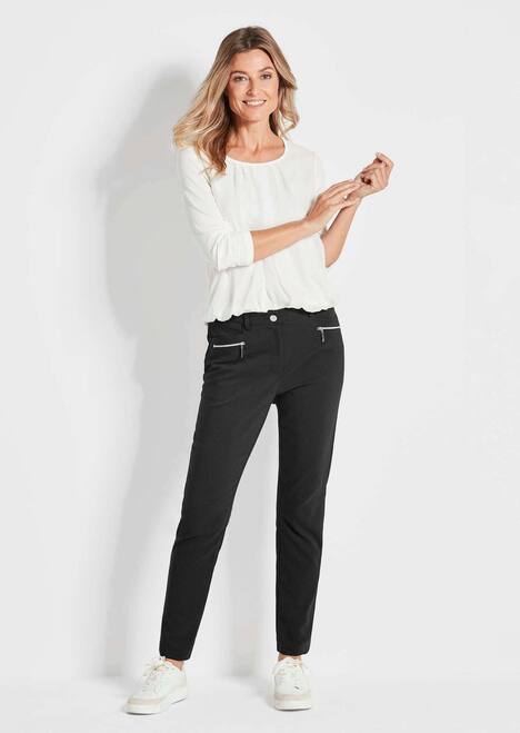 GOLDNER Elastische broek BELLA Corrigerende broek BELLA met smalle pijpen