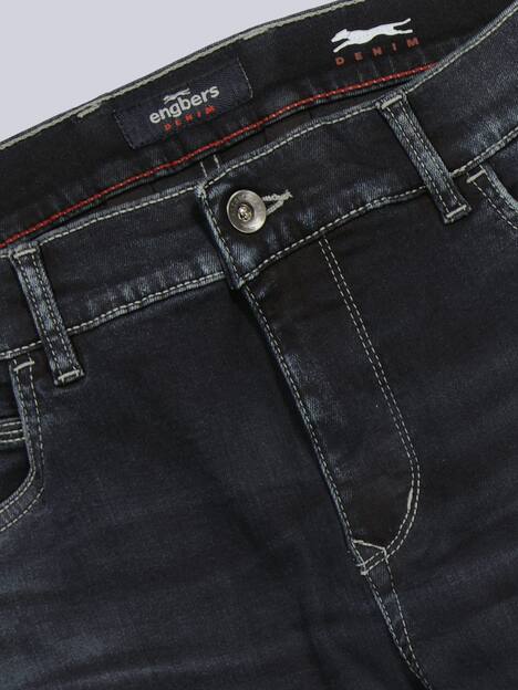 engbers Herren Jeans 5-Pocket Superstretch , Indigoblau