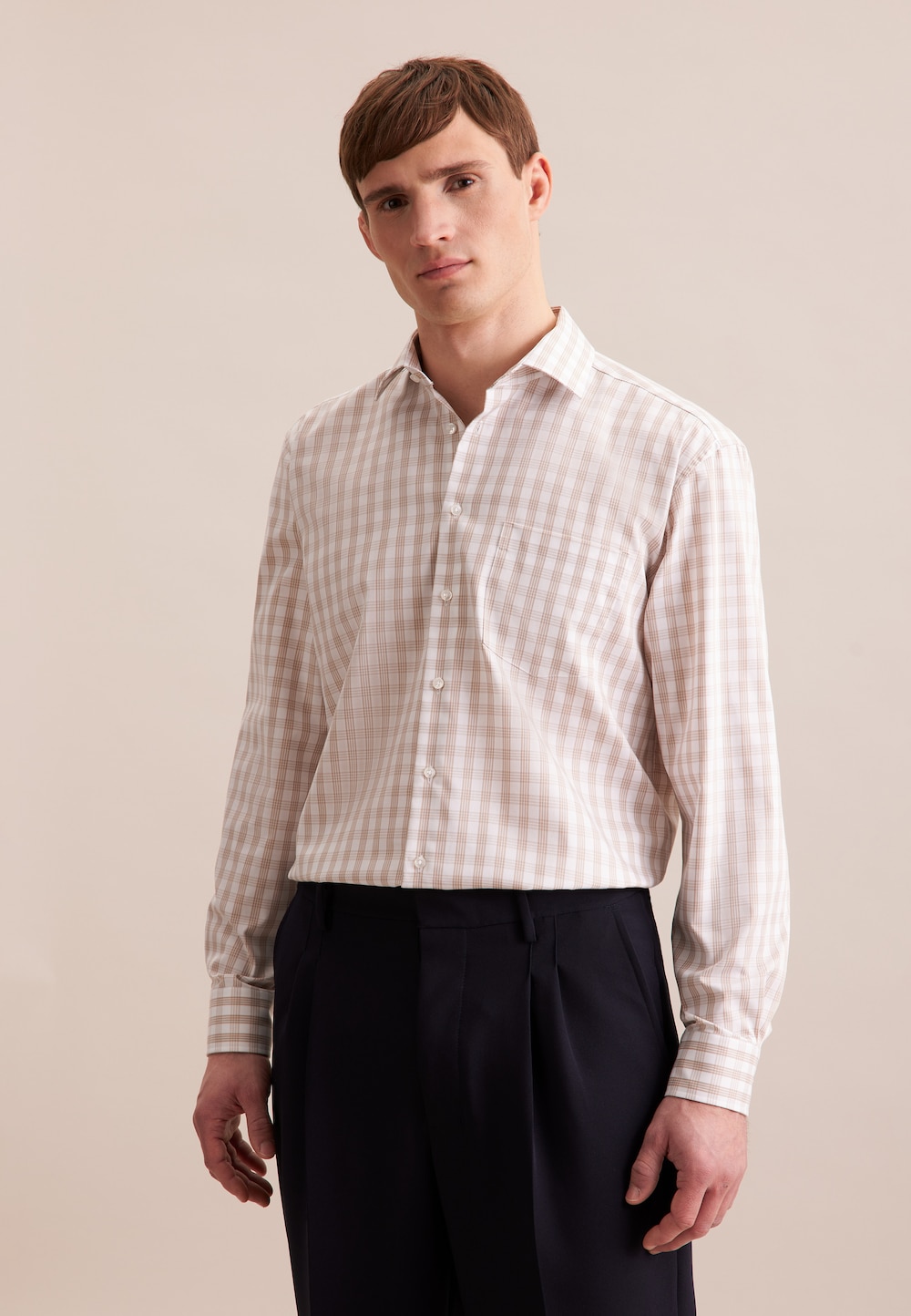 Herren Business Hemd - Karo