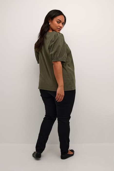 Kurzarm-Bluse Regular fit