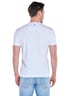 Herren T-Shirt mit Frontprint , Reinweiss