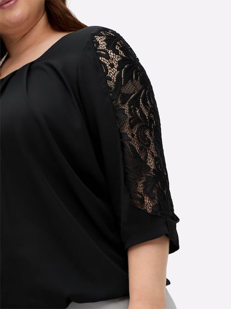 Tunika 3/4-Arm Ohne Kragen