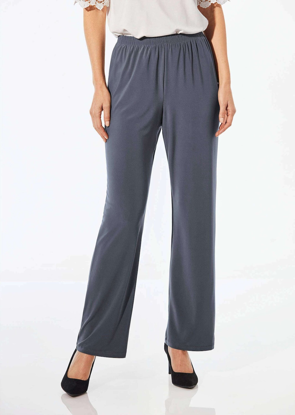 Bequeme Slinky-Hose mit Schlupfbund