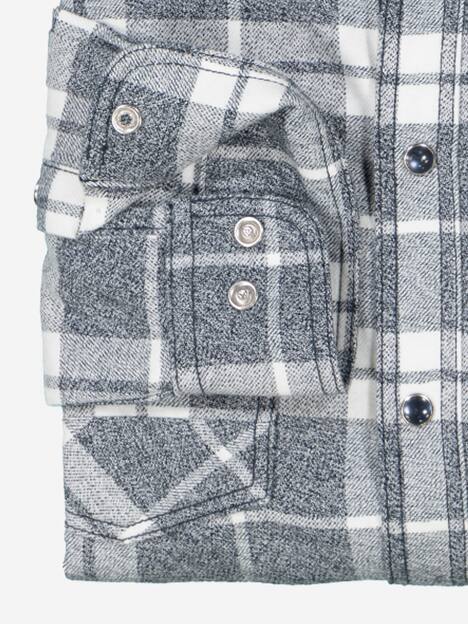 engbers Herren Overshirt kariert , Anthrazit