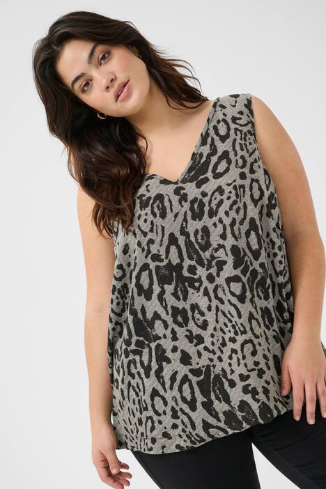 Ärmellose Bluse Regular fit