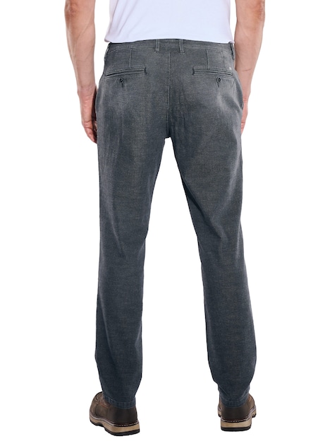 Herren Chino straight , Anthrazit
