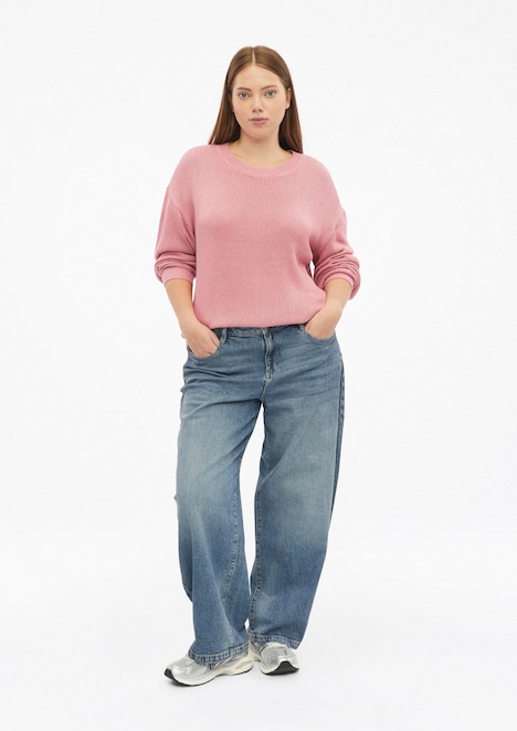 Pullover mit überschnittener Schulter