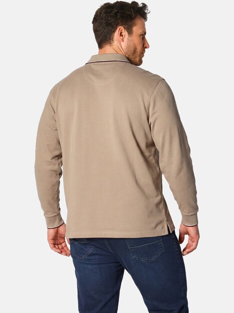 Langarm-Poloshirt MILANVETZO