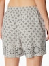 Schiesser Damen Pyjamashorts Mix & Relax Web - grau-jaspe