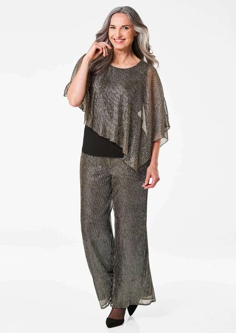 Jerseyshirt mit Glanzakzenten