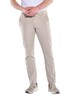Herren Chino mit Leinenanteil , Braunbeige