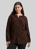 Bluse mit Leo-Print