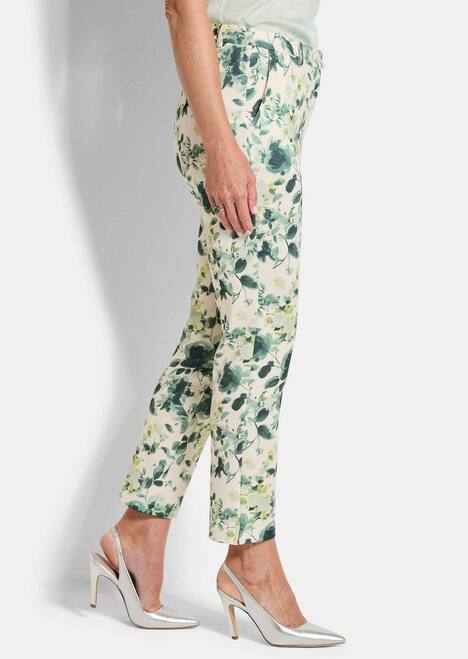 Jerseyhose mit floralem Design