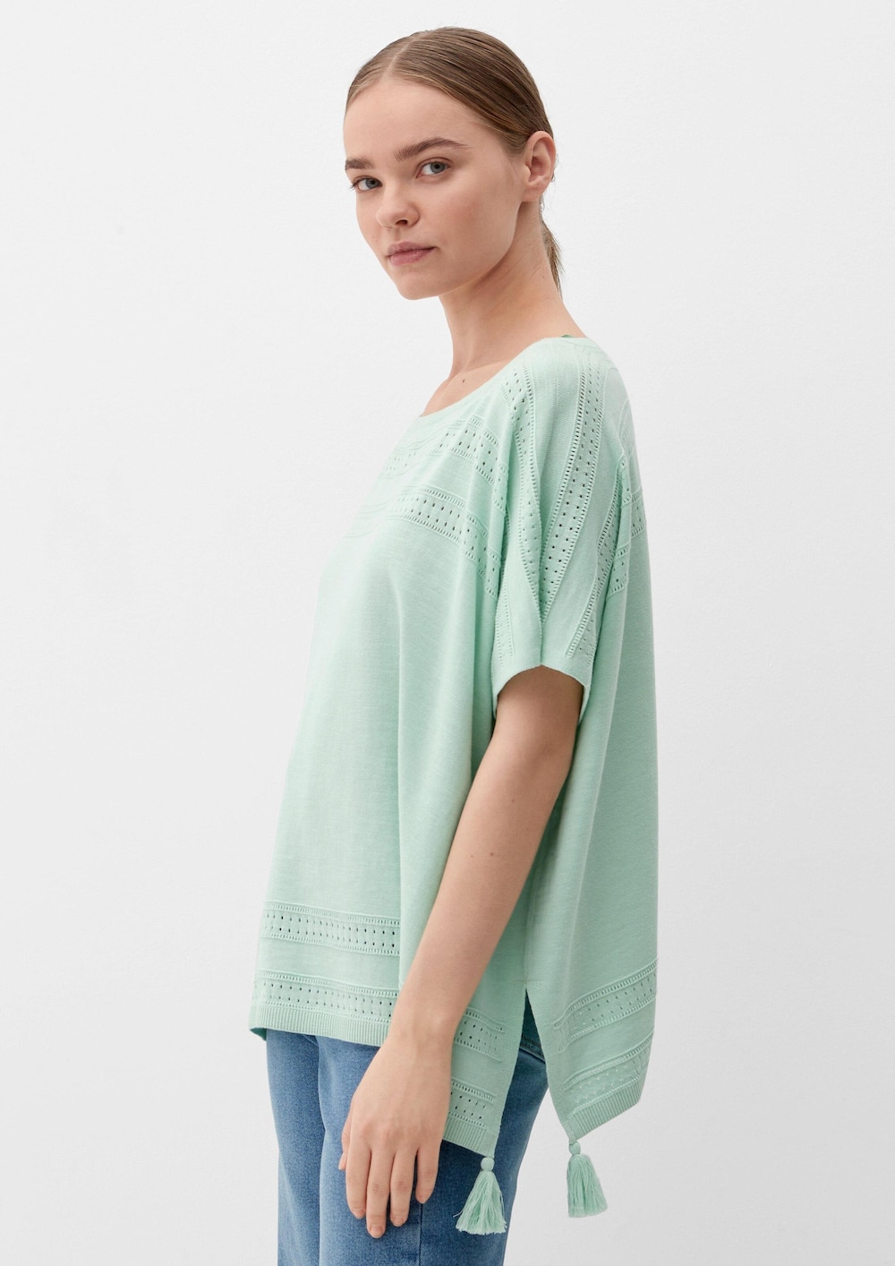 Poncho aus Viskosemix