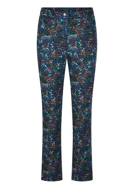 Knöchellange Stretch-Druckhose LOUISA