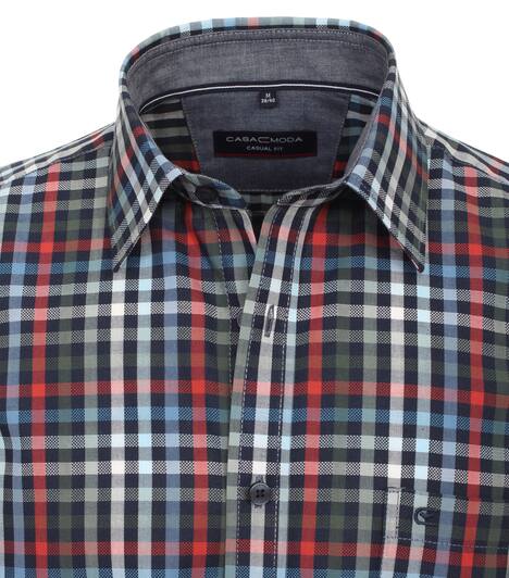 Freizeithemd Kurzarm kariert Casual Fit