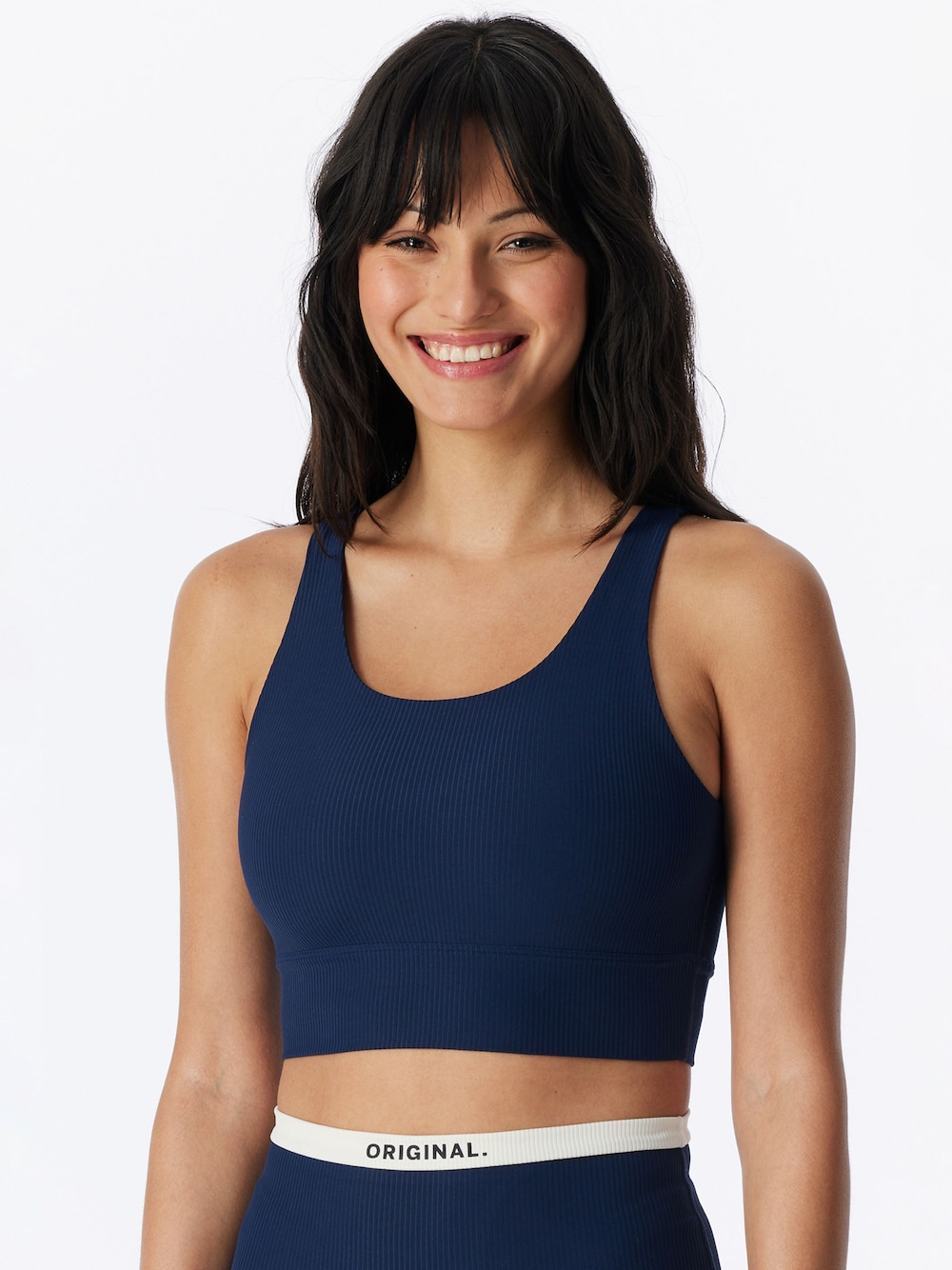 Schiesser Damen Bustier Doppelripp - Active admiral