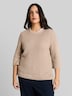 Loose Fit Strickpullover mit Lochmuster
