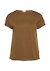 Ärmelloses Jersey-T-Shirt mit Rundhals und Brusttasche