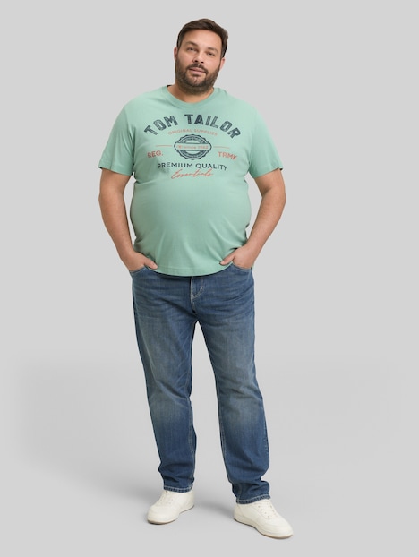 T-Shirt mit Logo Print