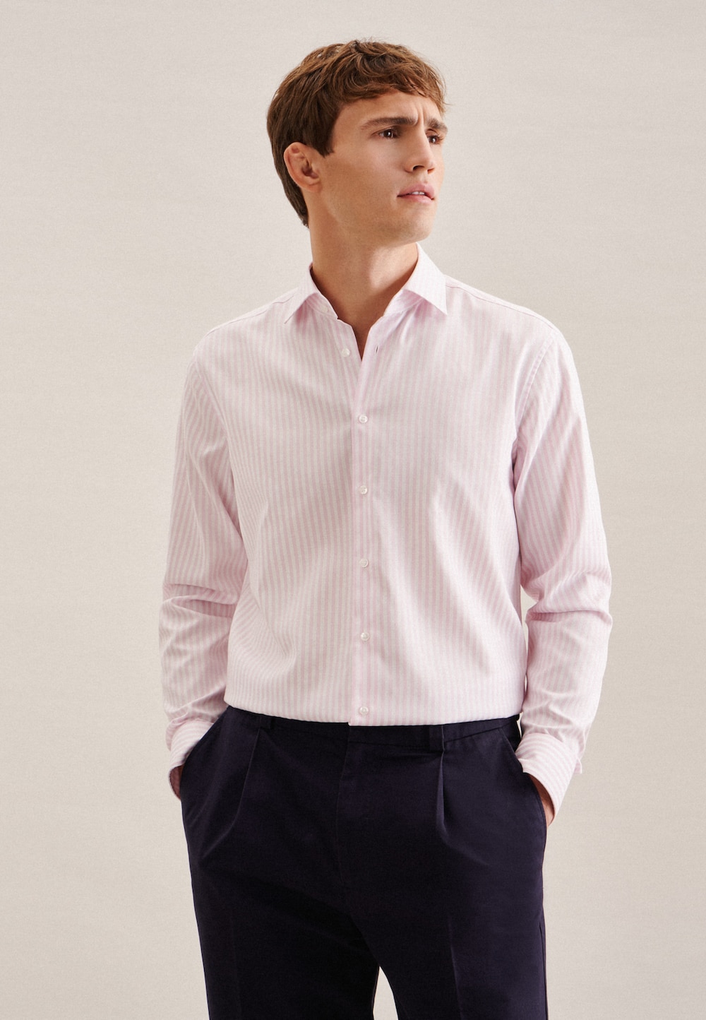 Herren Business Hemd - Gestreift