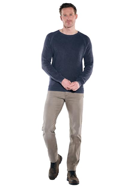 engbers Herren Pullover Rundhals , Saphirblau
