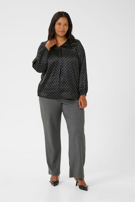 Langarm-Bluse Regular fit