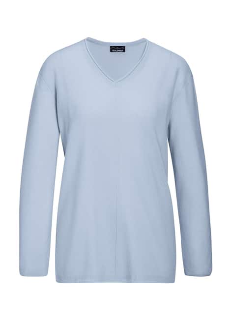 Basicpullover mit V-Ausschnitt