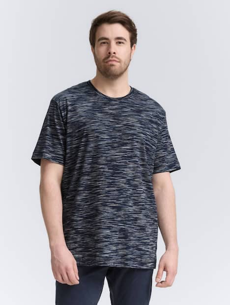 Tom Tailor Men PLUS T-Shirt Plus Size - T-Shirt mit Muster