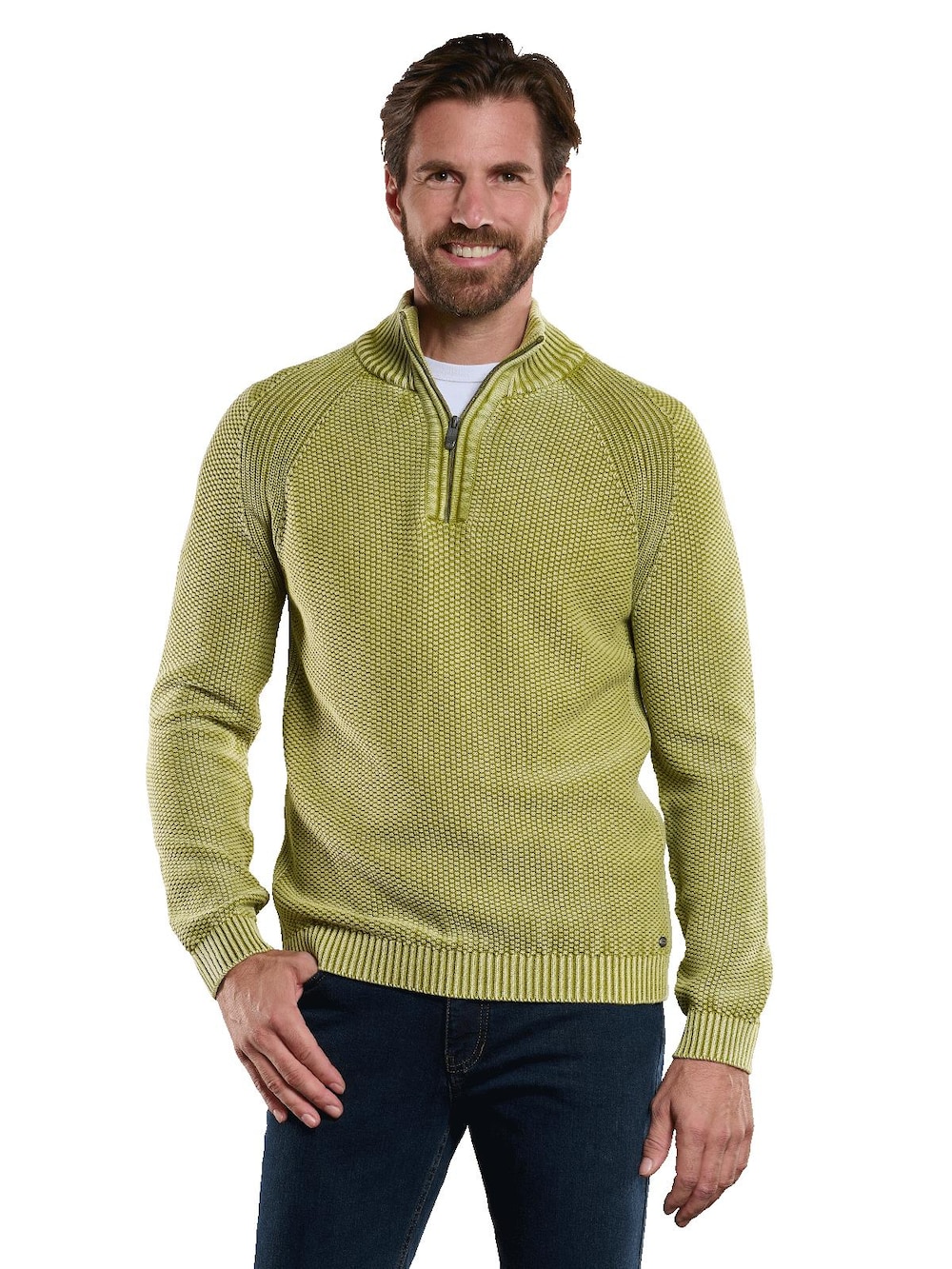 Pullover mit Troyerkragen