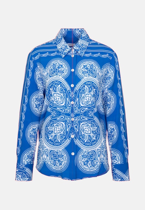 Damen Hemdbluse - Tuchprint