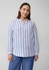 Bluse mit Rüschen und Glitzergarn