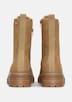 Stiefel in Leder-Optik mit Profilsohle
