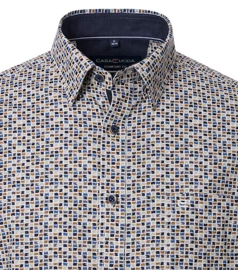 Freizeithemd Print Comfort Fit