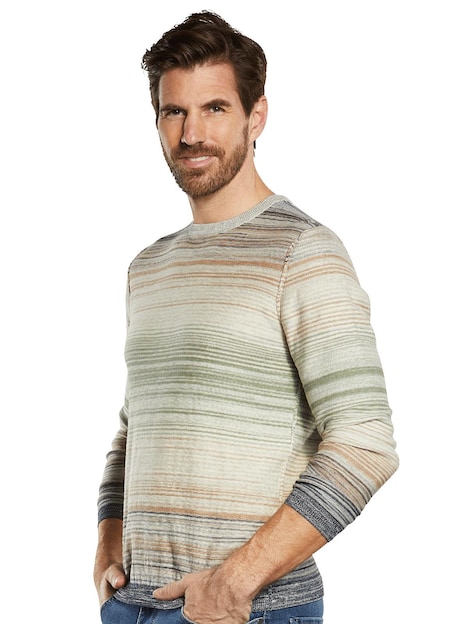 Pullover gestreift