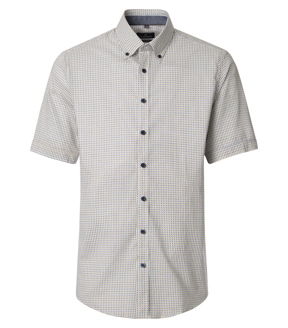 Freizeithemd Kurzarm Print Comfort Fit