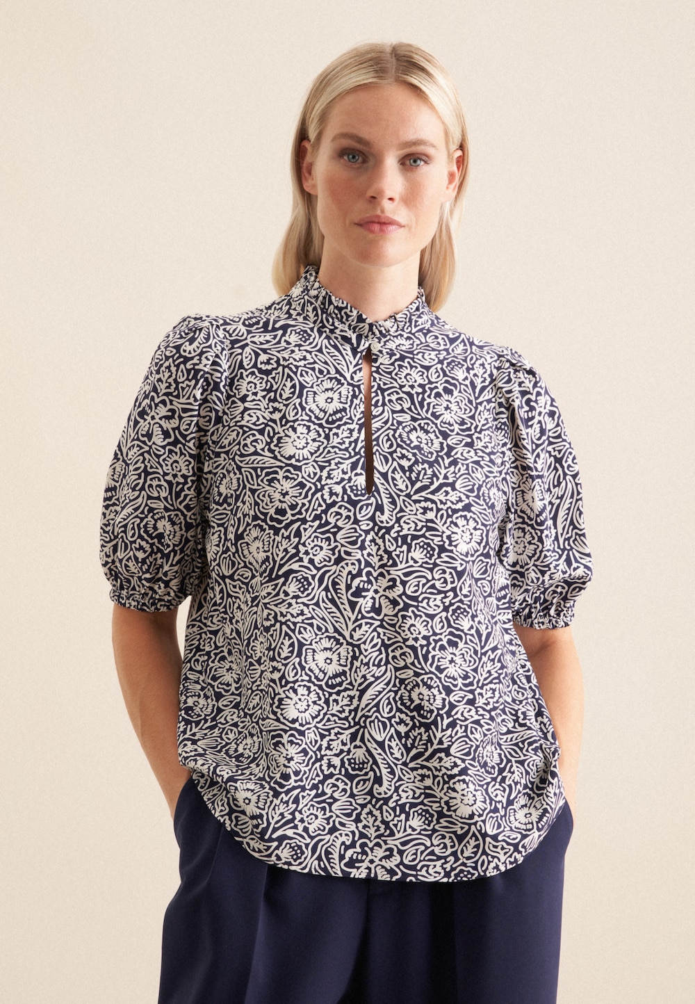 Damen Shirtbluse - Floral