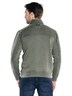 engbers Herren Sweatjacke strukturiert , Oliv