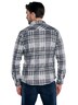 engbers Herren Flauschiges Overshirt kariert , Anthrazit