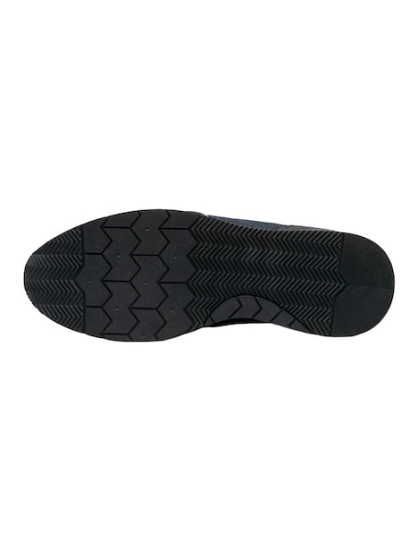 engbers Herren Ledersneaker sportiv , Marineblau