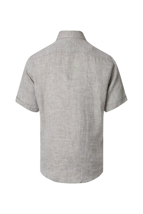Leinenhemd Kurzarm uni Casual Fit