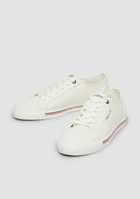 Sneaker mit Streifen-Detail