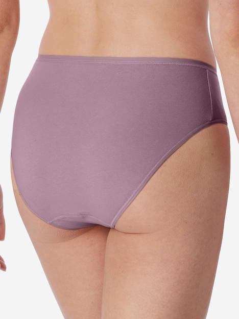 Schiesser Damen Slip Cotton Essentials 3-Pack mauve