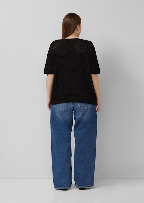 Pullover mit Ajourmuster