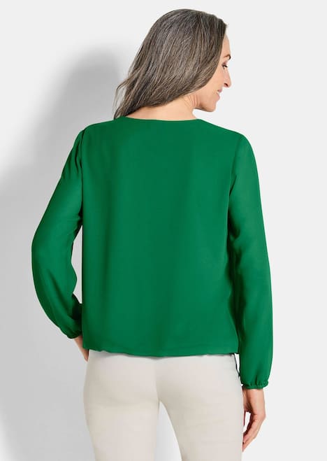 Elegante Bluse aus Chiffon