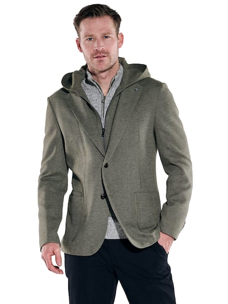 engbers Herren Freizeit-Sakko mit Inlet , Oliv
