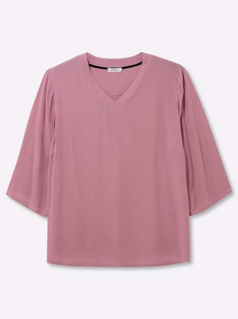 Tunika 3/4-Arm Ohne Kragen