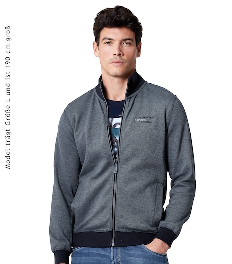Sweatjacke uni