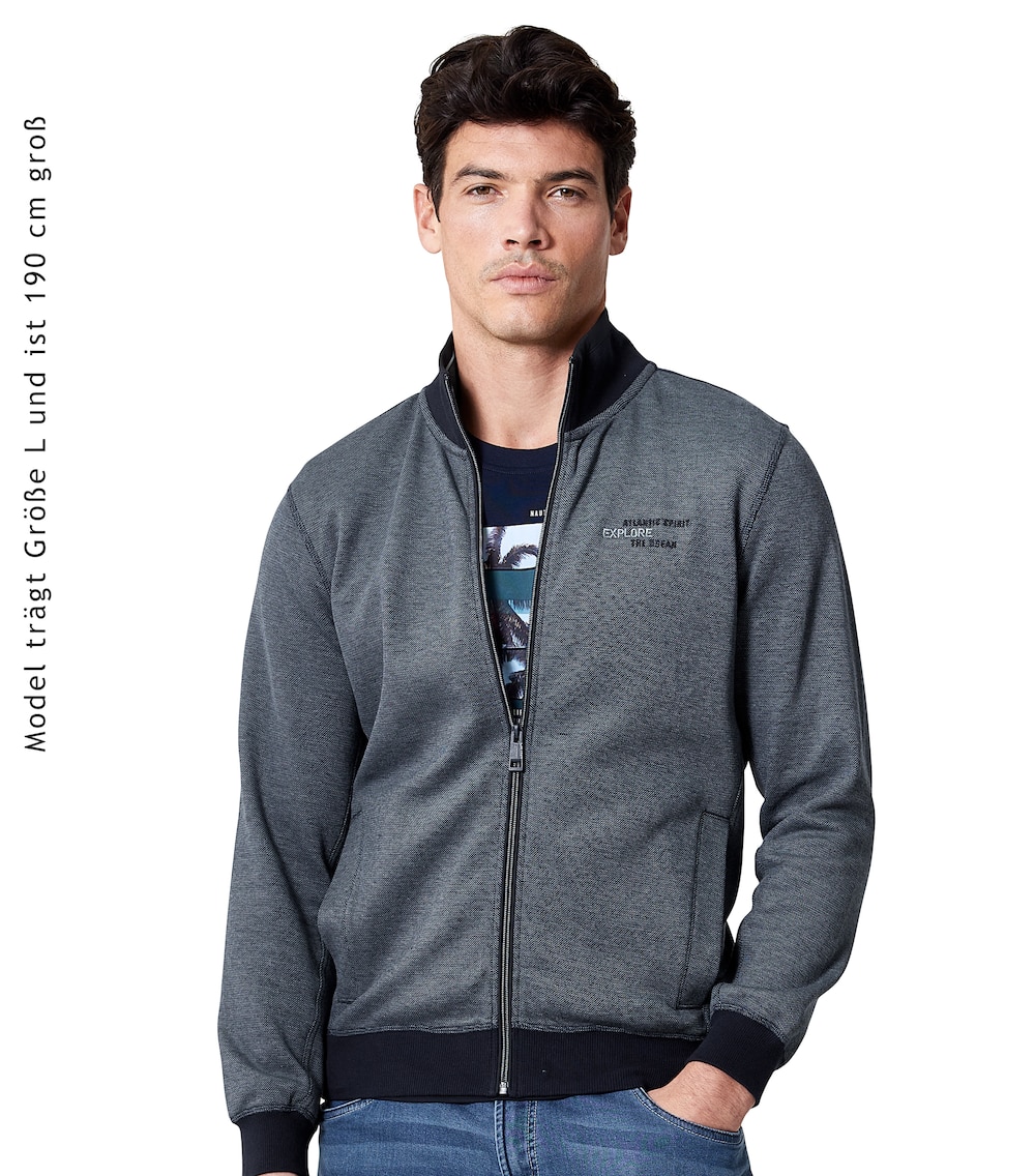 Sweatjacke uni